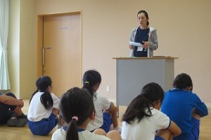 IMG_3861 関口先生から応援や態度についての注意事項が伝えられました。\
