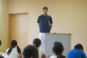 IMG_3865 後藤先生から競技中の諸注意がありました。\