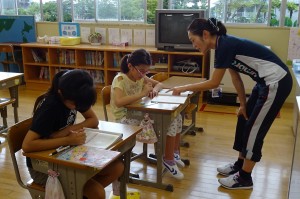 DSC02100 5年生です。算数の学習です。\