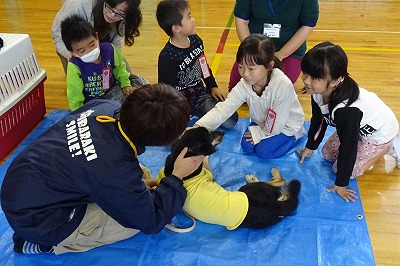 DSC03100 クロちゃんと1年生です。\\