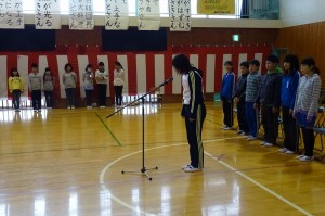 DSC04650 6年生のお礼の言葉\