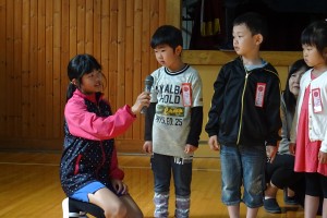 DSC05139 はじめに1年生の自己紹介をしました。\