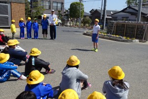 DSC04596 帰校後,各学年代表児童が振り返りを発表しました。\