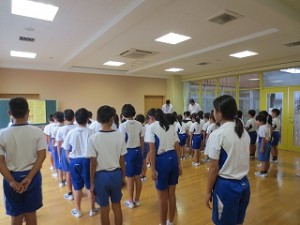 s-IMG_0814 大きなケガをした児童もなく、みんなで始業式を迎えられました