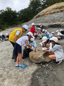 s-IMG_2637 いよいよ化石発掘、何か見つけたかな?\